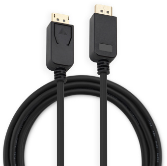 Кабель аудио-видео Buro v 1.2 DisplayPort (m)/DisplayPort (m) 3м. позолоч.конт. черный (BHP DPP_1.2-3) - купить недорого с доставкой в интернет-магазине