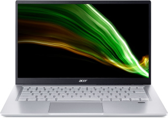 Ноутбук Acer Swift 3 SF314-43-R16V Ryzen 5 5500U 8Gb SSD512Gb AMD Radeon 14" IPS FHD (1920x1080) Eshell silver WiFi BT Cam (NX.AB1ER.018) - купить недорого с доставкой в интернет-магазине