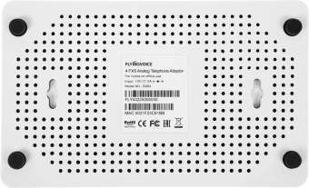 Шлюз IP Flyingvoice G504 белый - купить недорого с доставкой в интернет-магазине