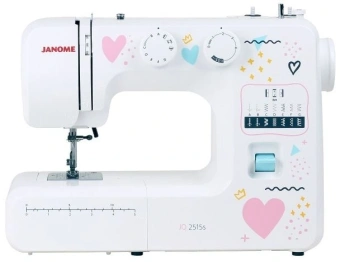 Швейная машина Janome JQ 2515S белый - купить недорого с доставкой в интернет-магазине