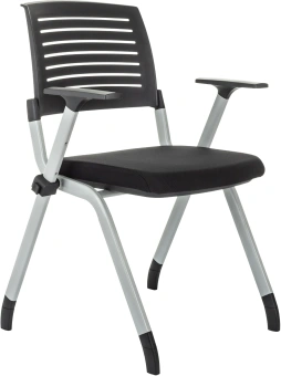 Стул Бюрократ X-Click черный на ножках металл серый - купить недорого с доставкой в интернет-магазине