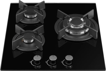 Газовая варочная поверхность Weissgauff HGG 451 BGh Nano черный - купить недорого с доставкой в интернет-магазине