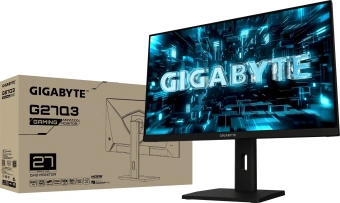 Монитор Gigabyte 27" G27Q3 черный IPS LED 16:9 HDMI полуматовая HAS Piv 1300:1 350cd 178гр/178гр 2560x1440 320Hz FreeSync Premium DP 2K USB 6.88кг - купить недорого с доставкой в интернет-магазине
