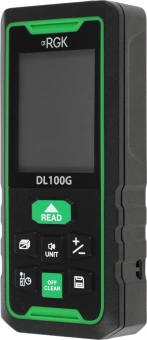 Лазерный дальномер RGK DL100G 2кл.лаз. 535нм цв.луч. зеленый (778190) - купить недорого с доставкой в интернет-магазине