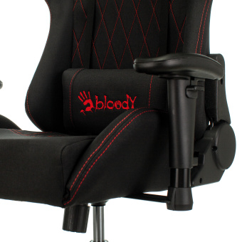 Кресло игровое A4Tech Bloody GC-850 черный ромбик с подголов. крестов. - купить недорого с доставкой в интернет-магазине