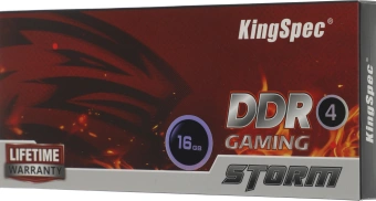 Память DDR4 16GB 3200MHz Kingspec KS3200D4M13516G RTL PC4-25600 CL19 DIMM 288-pin 1.35В single rank с радиатором Ret - купить недорого с доставкой в интернет-магазине