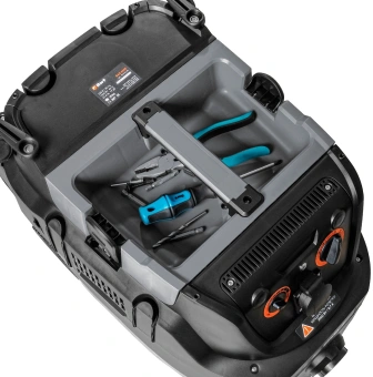 Строительный пылесос Bort BAX-600E 1600Вт (уборка: сухая/влажная) серый - купить недорого с доставкой в интернет-магазине