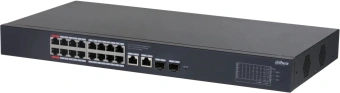 Коммутатор Dahua DH-CS4220-16GT-190 16x100Мбит/с 2x1Гбит/с 2xКомбо(1000BASE-T/SFP) управляемый - купить недорого с доставкой в интернет-магазине