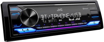 Автомагнитола JVC KD-X482BT 1DIN 4x50Вт v4.2 DSP 3 RDS - купить недорого с доставкой в интернет-магазине