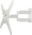 Кронштейн для телевизора Kromax ATLANTIS-40 белый 22"-65" макс.40кг настенный поворот и наклон - купить недорого с доставкой в интернет-магазине