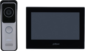 Комплект домофона Dahua DHI-KTW02 черный - купить недорого с доставкой в интернет-магазине