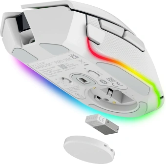 Мышь Razer Basilisk V3 Pro 35K белый оптическая 35000dpi беспров. BT/Radio USB-C/BT 11but (RZ01-05240200-R3G1) - купить недорого с доставкой в интернет-магазине