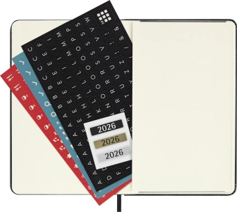 Еженедельник Moleskine CLASSIC WKLY Pocket 90x140мм 144стр. черный - купить недорого с доставкой в интернет-магазине