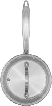 Ковш Rondell RainDrops RDS-1292 1.7л. d=16см (с крышкой) стальной - купить недорого с доставкой в интернет-магазине