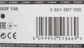 Фрезер Bosch GOF 130 1300Вт 28000об/мин макс.ход:55мм - купить недорого с доставкой в интернет-магазине