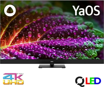 Телевизор QLED BBK 50" 50LED-8259/UTS2C (B) черный/черный 4K Ultra HD 60Hz DVB-T2 DVB-C DVB-S2 USB WiFi Smart TV (RUS) - купить недорого с доставкой в интернет-магазине