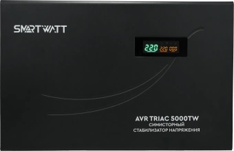 Стабилизатор напряжения Smartwatt AVR Triac 5000TW 5000ВА черный - купить недорого с доставкой в интернет-магазине