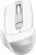Мышь A4Tech Fstyler FB35 белый/серый оптическая 2000dpi беспров. BT/Radio USB для ноутбука 6but (FB35 ICY WHITE)