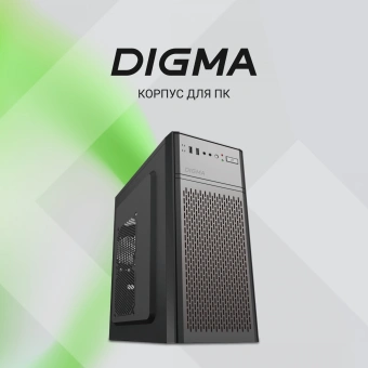 Корпус Digma DCC-MD301 черный без БП ATX 1x80mm 4x120mm 1xUSB2.0 1xUSB3.0 audio - купить недорого с доставкой в интернет-магазине