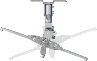 Кронштейн для проектора Cactus CS-VM-PR04-AL серебристый макс.22кг потолочный поворот и наклон - купить недорого с доставкой в интернет-магазине