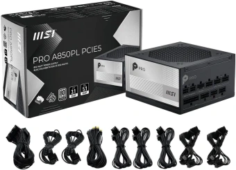 Блок питания MSI ATX 850W Pro A850PL 80+ platinum (20+4pin) APFC 120mm fan 6xSATA Cab Manag RTL - купить недорого с доставкой в интернет-магазине