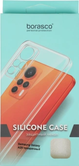 Чехол (клип-кейс) BoraSCO для Samsung Galaxy A25 Silicone Case прозрачный (72886) - купить недорого с доставкой в интернет-магазине