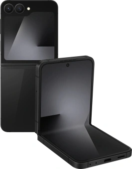 Смартфон Samsung SM-F761B Galaxy Flip7 FE 256Gb 8Gb черный раскладной 3G 4G 1Sim 6.7" 1080x2640 Android 16 50Mpix 802.11 a/b/g/n/ac/ax NFC GPS GSM900/1800 GSM1900 Protect - купить недорого с доставкой в интернет-магазине