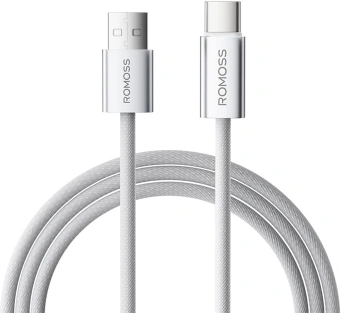 Кабель Romoss CB3038 1747008 ver2.0 USB (m)-USB Type-C (m) 1.2м белый - купить недорого с доставкой в интернет-магазине