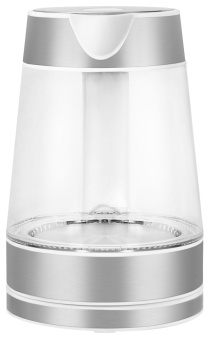 Чайник электрический Starwind SKG2011 1.7л. 2200Вт белый/серебристый корпус: стекло/металл/пластик - купить недорого с доставкой в интернет-магазине