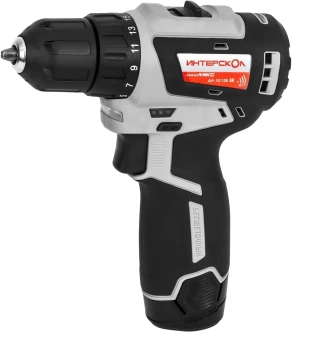 Дрель-шуруповерт Интерскол ДА-10/12В аккум. патрон:быстрозажимной (кейс в комплекте) (757.3.2.40) - купить недорого с доставкой в интернет-магазине