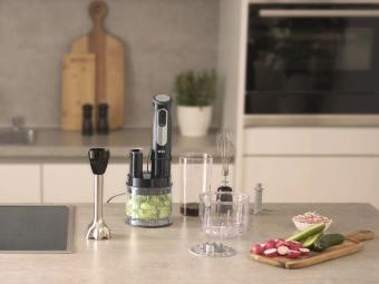 Блендер погружной Braun MultiQuick 5 MQ55755MBK 1000Вт черный - купить недорого с доставкой в интернет-магазине