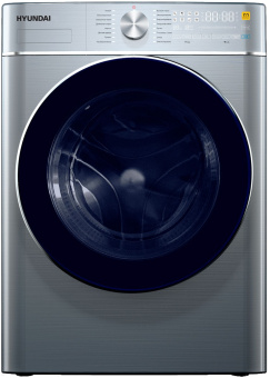 Стиральная машина Hyundai WMD9413 класс: B загр.фронтальная макс.:10кг (с сушкой) темно-серебристый инвертер - купить недорого с доставкой в интернет-магазине