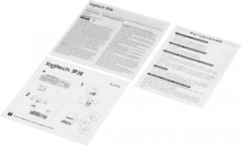 Клавиатура Logitech K270 черный/белый USB беспроводная Multimedia (920-003058) - купить недорого с доставкой в интернет-магазине