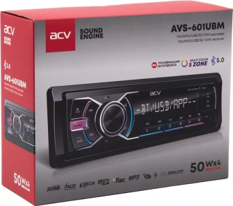 Автомагнитола ACV AVS-601UBM 1DIN 4x50Вт AUX 3 (43340) - купить недорого с доставкой в интернет-магазине