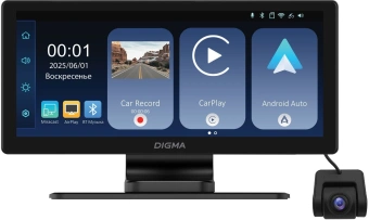Автомобильный монитор Digma Smart Play 1200 Dual 8.9" 600x1024 - купить недорого с доставкой в интернет-магазине