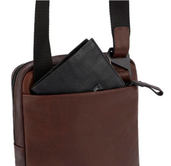 Сумка Piquadro Harper CA1816AP/TM темно-коричневый натур.кожа - купить недорого с доставкой в интернет-магазине