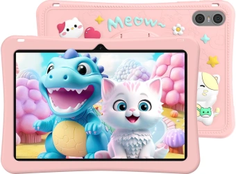 Планшет Teclast P30T Kids A523 (1.8) 8C RAM4Gb ROM128Gb 10.1" IPS 1280x800 Android 14 розовый 5Mpix 2Mpix BT WiFi Touch microSD 256Gb 6000mAh 10hr - купить недорого с доставкой в интернет-магазине