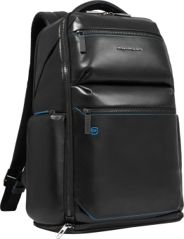 Рюкзак мужской Piquadro Blue Square CA6592B2BM/N черный натур.кожа - купить недорого с доставкой в интернет-магазине