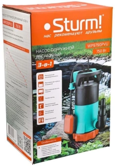 Насос дренажный Sturm! WP9790PVU 450Вт 12000л/час - купить недорого с доставкой в интернет-магазине