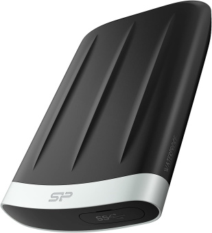 Жесткий диск Silicon Power USB3.0 2000GB SP020TBPHD65BS3G A65B Armor 2.5" черный - купить недорого с доставкой в интернет-магазине
