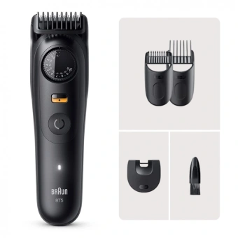 Триммер Braun BT5520 черный (насадок в компл:3шт) - цена, купить или заказать с доставкой в интернет-магазине Триммер Braun BT5520 черный (насадок в компл:3шт) - купить недорого с доставкой в интернет-магазине