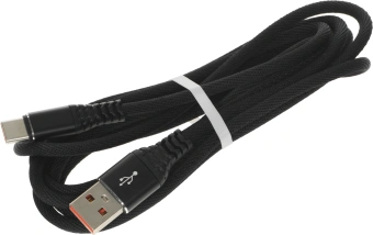 Кабель Digma DG-USBA-С-2M-27W USB (m)-USB Type-C (m) 2м черный - купить недорого с доставкой в интернет-магазине