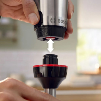 Блендер погружной Bosch MSM6M610 1000Вт нержавеющая сталь/черный - купить недорого с доставкой в интернет-магазине