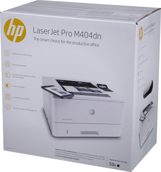 Принтер лазерный HP LaserJet Pro M404dn (W1A53A) A4 Duplex Net белый - купить недорого с доставкой в интернет-магазине