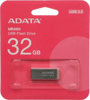 Флеш Диск A-Data 32GB UR350 UR350-32G-RSR/BG USB3.2 серебристый/коричневый - купить недорого с доставкой в интернет-магазине