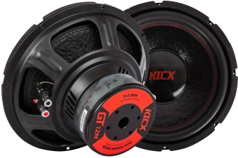 Сабвуфер автомобильный Kicx GT-12M 500Вт пассивный (30см/12") - купить недорого с доставкой в интернет-магазине