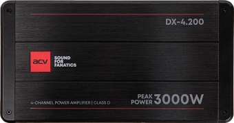 Усилитель автомобильный ACV DX-4.200 V3 четырехканальный - купить недорого с доставкой в интернет-магазине