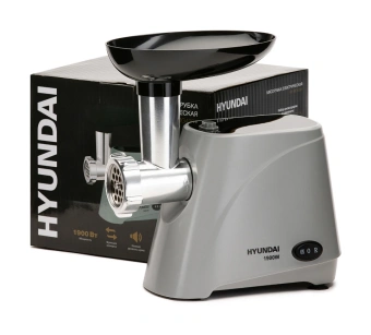 Мясорубка Hyundai HY-MG4391 1900Вт серый/черный - купить недорого с доставкой в интернет-магазине