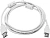 Кабель-удлинитель Ningbo USB A(m) USB A(f) 1.8м (USB2.0-AM/AF-1.8M-MG) феррит.кольца