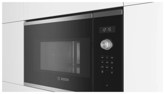 Микроволновая печь Bosch BFL554MS0 25л. 900Вт нержавеющая сталь/черный (встраиваемая) - купить недорого с доставкой в интернет-магазине